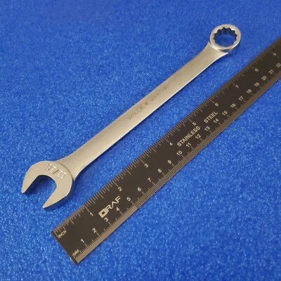 LLAVE COMBINADA WILDE VINTAGE NUEVA STOCK ANTIGUO 11/16 12pt P/N 194 HECHA EN AMERICANA Foto 1 de 4