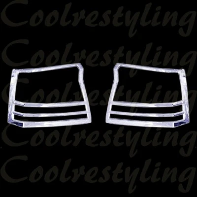 FOR 2006 2007 2008 2009 2010 Dodge Charger ChromeTaillight Trim Bezel Lamp Cover - Image 1 of 2