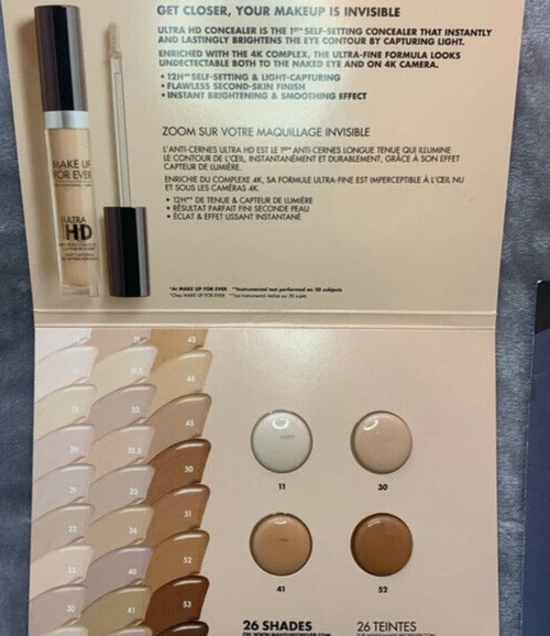 MAKE UP FOREVER Ultra HD~Light Capturing Self-Setting Concealer Bubble Samples - Image 1 of 1