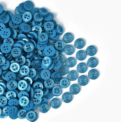 4 Hole NEVY BLUE Buttons Used in Sewing, Tailoring, Shirts, Tshirts, Dress - Image 1 of 3