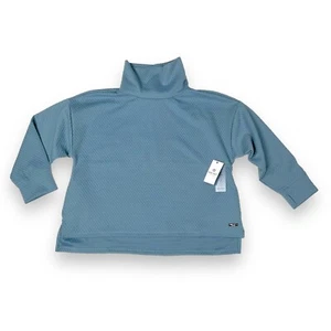 Nine West Mujer Azul Mangas Largas Cuello Embudo Ropa Activa Sudadera Talla 3X Nueva con Etiquetas - Imagen 1 de 11