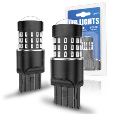 For Chevrolet Blazer 2019-2021 7443 LED Bulbs Brake Stop Light Lamp Red Bright - Image 1 of 4