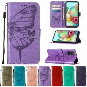 Para Motorola Moto G Stylus 5G 2021 Lujo Mariposa Cuero PU Billetera Estuche Abatible - Imagen 1 de 35