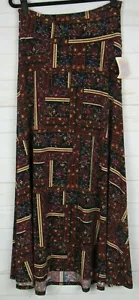 Lularoe Women's Maxi Black with Multi Color Skirt Size Small NWT - Picture 1 of 3