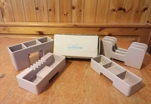 Olivetti synthesis Ettore Sottsass 4 pezzi set da scrivania - Foto 1 di 5