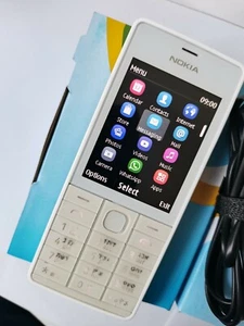 Nokia 515 - White black (Unlocked) Cellular Phone SINGLE sim - Picture 1 of 7