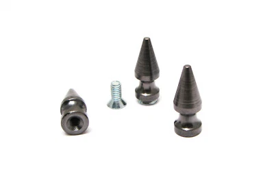 Size 24 1" Metallic Black tree spikes - bag of 20 - StudsAndSpikes - Изображение 1 из 2