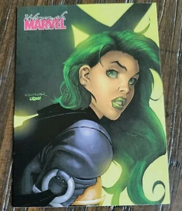 Tarjeta Polaris 2008 Women of Marvel #49 Larrioca art X-MEN THE GIFTED Lorna Dane - Imagen 1 de 2