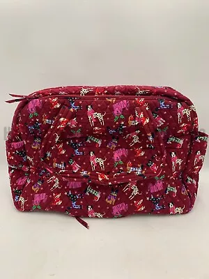 Vera Bradley Holiday Hounds perro cachorro grande fin de semana bolsa de viaje roja #9983K Foto 1 de 4