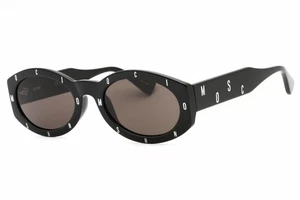 MOSCHINO MOS141/S 0807 IR Sunglasses Black Frame Gray Lenses 55mm - Picture 1 of 4