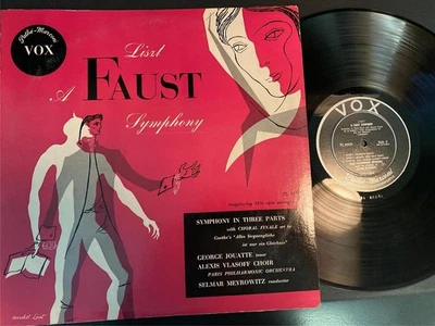 A Faust Symphony Liszt - Georges Jouatte 1951Vinyl, LP, Album, Mono VOX PL6920 - Image 1 of 3