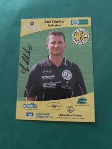 VFC Plauen , A. Schröter  , Autogrammkarte, Fussball - Picture 1 of 2