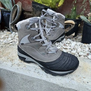 Merrell J55622 Snowbound mittelhohe wasserdichte anthrazitfarbene Damenstiefel Größe 8 - Bild 1 von 11
