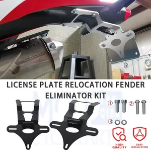 Motorcycle license plate bracket set Holder For HONDA CRF450L CRF450RL 2019-2025 - Picture 1 of 7