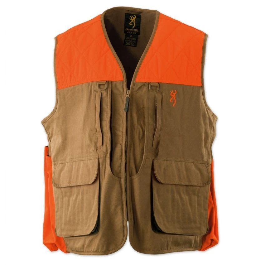 Browning Upland Vest, Field Tan, 3XL, 3051193206 Hunting Vests - Image 1 of 1