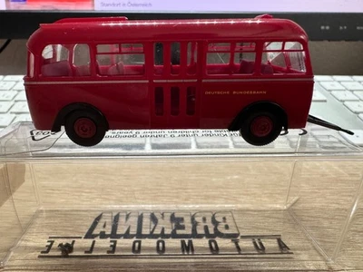 Brekina 1:87 Autobus Rimorchio WH115 Deutsche Bundesbahn Condizioni Nuove in OVP - Immagine 1 di 2
