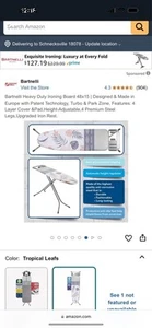 Bartnilli Iron Board - Picture 1 of 2