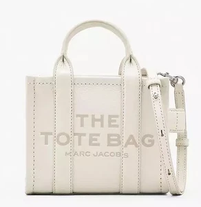 MARC JACOBS The Leather Crossbody Tote Bag – Cotton - Picture 1 of 9