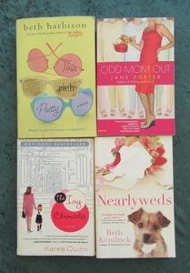 LOT 4 TRADE PB ROMANCE/HUMOR NOVELS: THIN,RICH,PRETTY; ODD MOM OUT; NEARLY WEDS+ - Picture 1 of 4