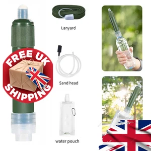 Mini pajita de filtro de agua de supervivencia de carbono Filterwell - Imagen 1 de 7