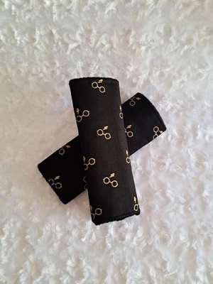 Harry Potter Theme - 6 Inch Toddler Car Seat Strap Covers, Handmade - Image 1 of 3