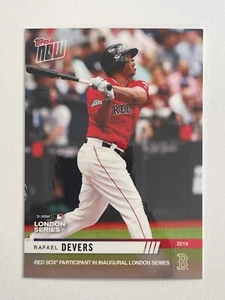 2019 Topps Now Red Sox Rafael Devers Inaugural London Series #LS-9 - Picture 1 of 2