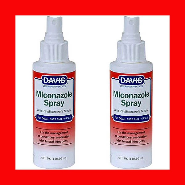 Лот из 2 Davis Miconazole лечебный спрей 4 унц стригущий лишай - Изображение 1 из 1