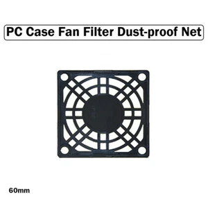 Neu 60mm PC Computer-Chassis Fan Fall Sieb Staubschutzfilter Schwarz - Bild 1 von 6