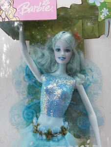 NEW Fairytopia BARBIE Blue Sparkle Fairy Doll Glitter Wings Mattel 2003 - Picture 1 of 3