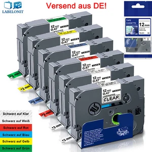 6x Schriftband TZe-231 12mm für Brother P-Touch PT-H100LB E100 H105 D200 1000 - Bild 1 von 60