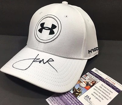 JORDAN SPIETH FIRMADO AUTÓGRAFO GORRA GOLF UNDER ARMOUR MASTERS US OPEN PGA JSA Foto 1 de 3