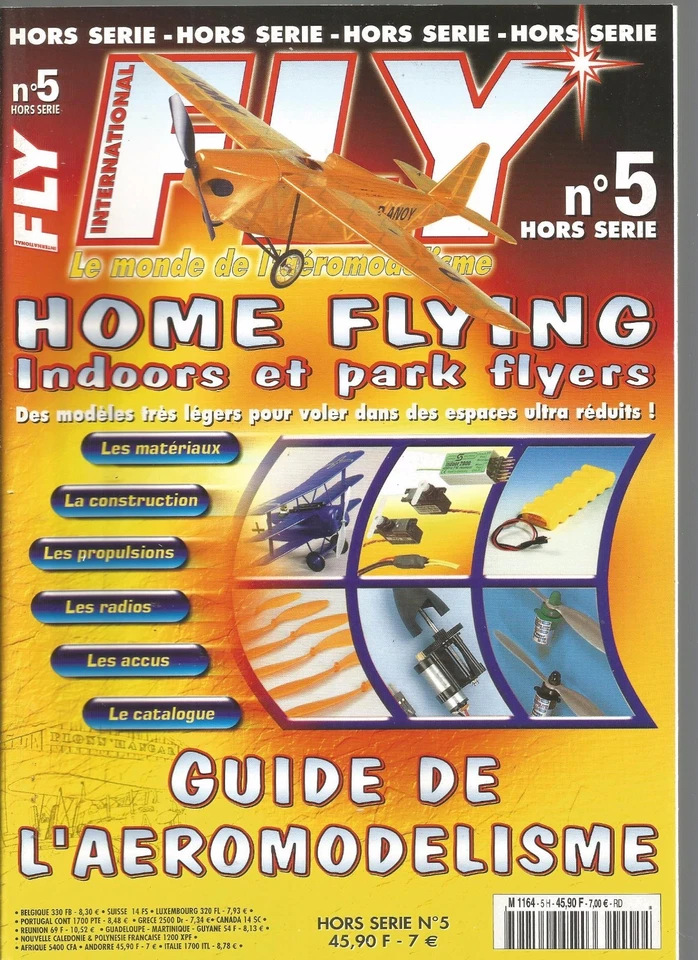 FLY HS N°05 HOME FLYING INDOORS ET PARK FLYERS - LES MATERIAUX / LA CONSTRUCTION - Image 1 of 1