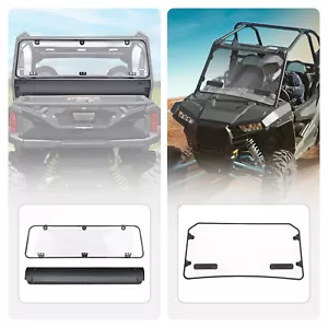 Vented Front & Rear Windshield For Polaris General 1000 /XP 1000 /1000 4 2016-25 - Picture 1 of 18