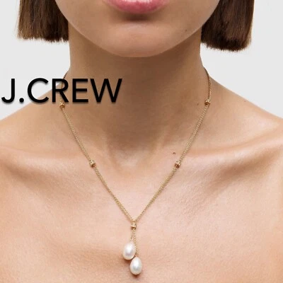 (NEW) Women’s J.Crew Freshwater Pearl Pendant Necklace - Size: OS (One Size) - Image 1 of 4