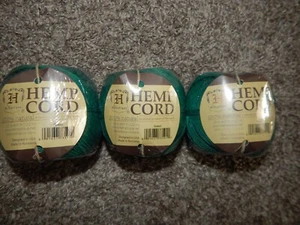 NEW Set of 3 Hemptique Hemp Cord Spools - Picture 1 of 3
