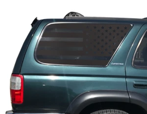 USA Flag Decals fits Rear window 3rd Gen 1995-2002 Toyota 4Runner TRD Pro FR9 - Picture 1 of 3
