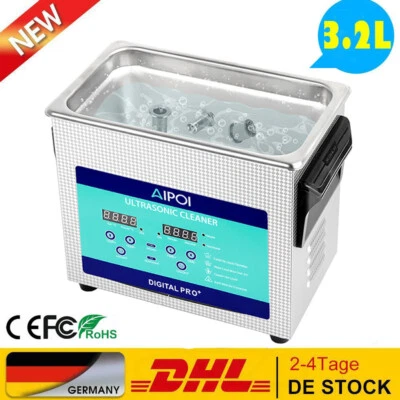 3.2L Ultraschallreiniger Ultraschallreinigungsgerät Ultrasonic Cleaner Edelstahl