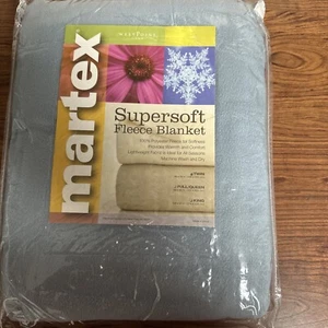 Martex Super Soft Fleece Blanket - Twin, Warm, Lightweight Color:Arona NiP - Picture 1 of 3