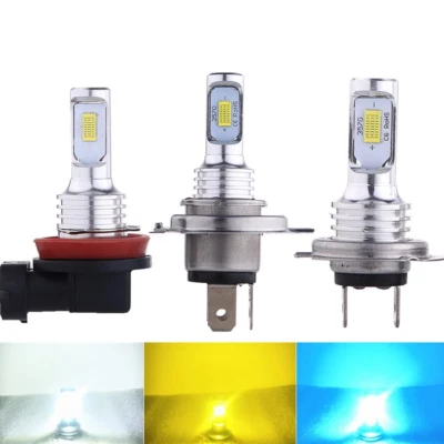 2X H7 H4 H11 H8 9005 9006 H10 880 881 2SMD 3570 LED Car Fog Driving Light Bulbs  - Image 1 of 4