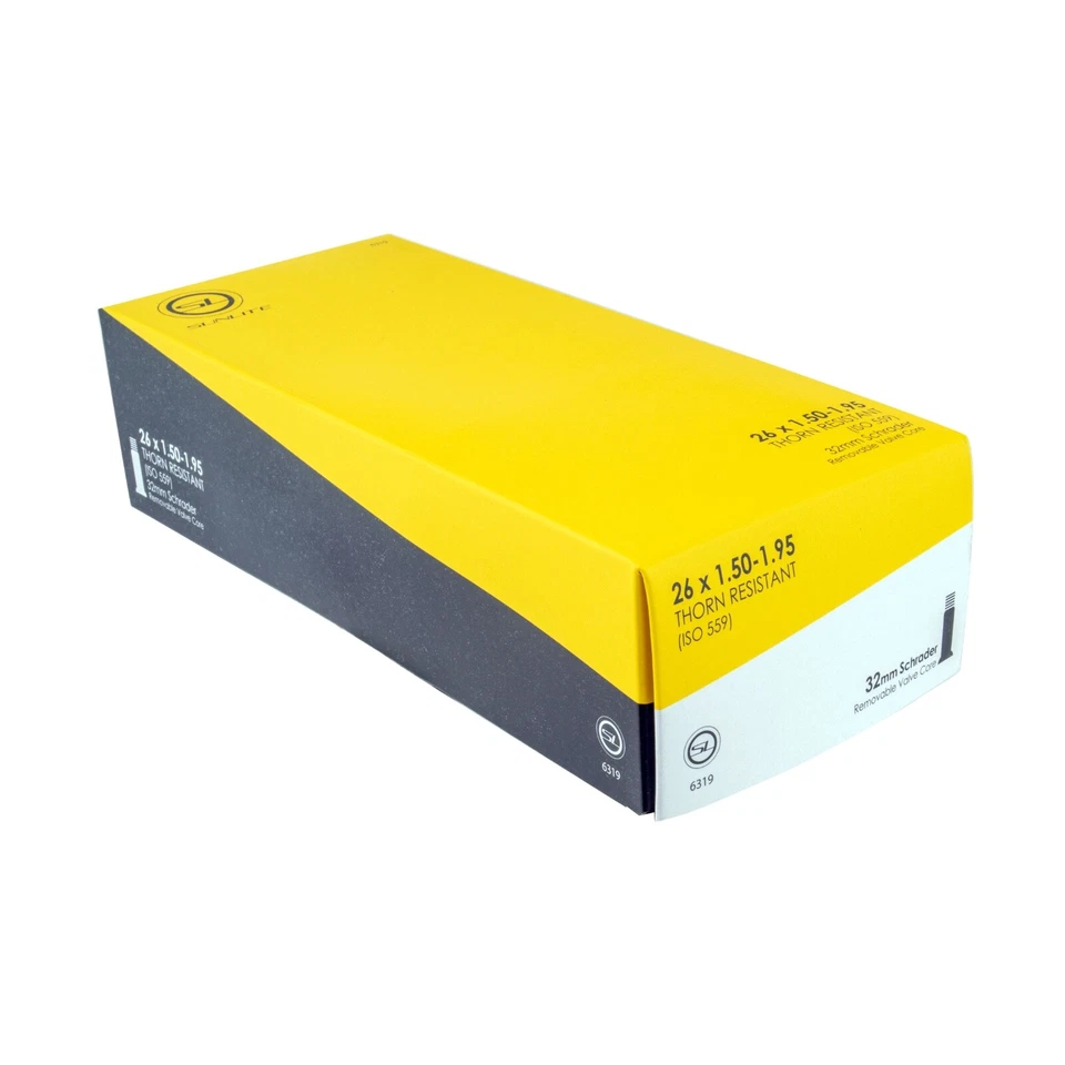 Sunlite 26 x 1.50 - 1.95 32mm Válvula Schrader Tubo Resistente a Espinas NUEVO Foto 1 de 1