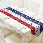 4Th of July Table Runner Decorations - 71X13 Inch Linen Patriotic Table Runner f
