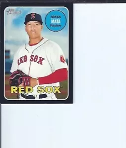 Bryan Mata 2018 Topps Heritage Minors Black Parallel #ed / 50 - Picture 1 of 1