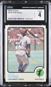 1973 Topps #130 PETE ROSE  CGC 4 VG/EX - Picture 1 of 2