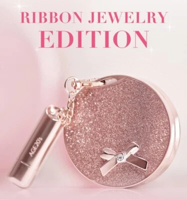 AGE20’s Essence Pact Flora Ribbon Jewelry Edition 14g + Refill 14g K-beauty - Image 1 of 4
