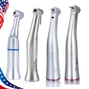 Dental 20:1/1:5/1:1 Fiber Optic LED Contra Angle Handpiece fit E-Type Motor - Picture 1 of 28
