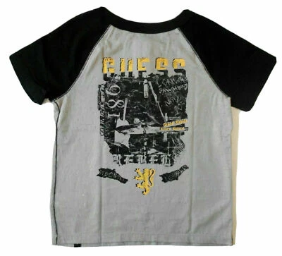 GUESS BOYS SHIRT - BLACK SZ 4 - TOP TEE LOGO BACK KIDS - Image 1 of 2