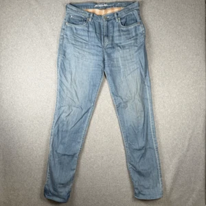 Eddie Bauer Womens Size 8 Tall Boyfriend Midrise Straight Leg Denim Jeans Blue - Picture 1 of 10