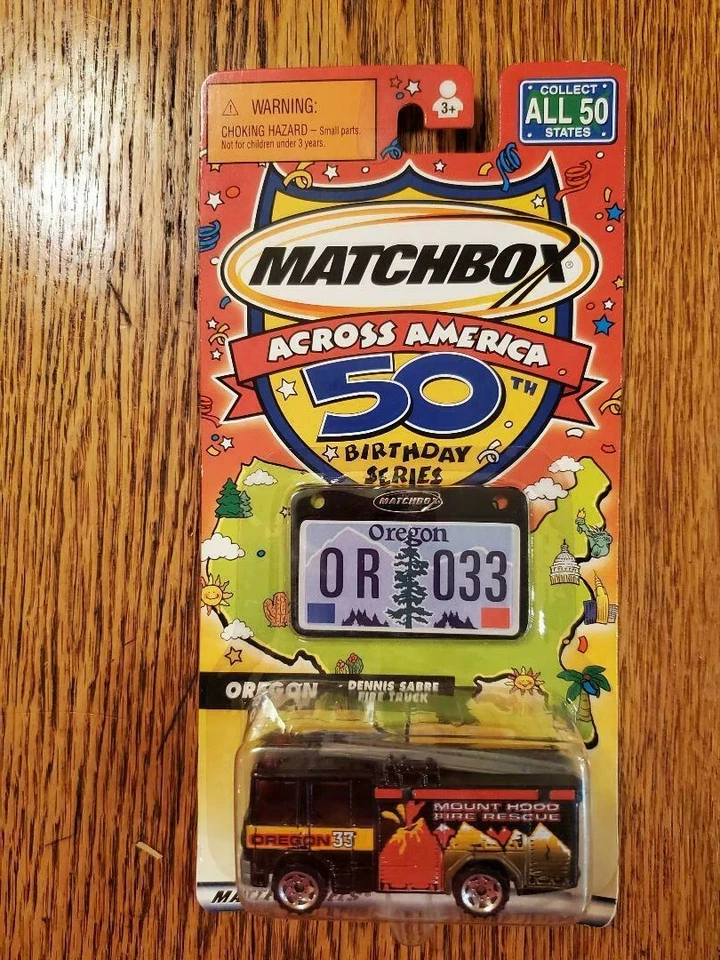 NIB OR Matchbox Across America 50th birthday series Dennis Sabre Fire Truck - Image 1 of 1