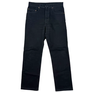 Vintage Levis 505 Jeans Mens 32x30 Black Straight Denim Red Tab Made In USA 90s - Picture 1 of 11