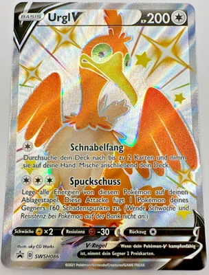 Pokemon Karte TCG Urgl V SWSH086 Black Star Promo Full Holo Rare Deutsch - Bild 1 von 4